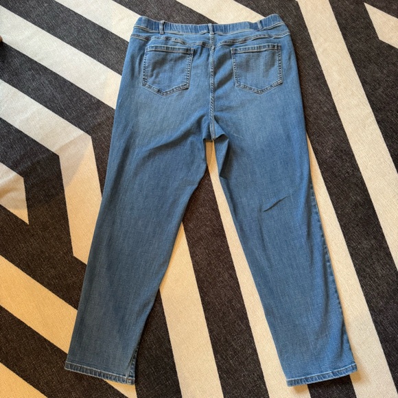 J. JILL DENIM Boyfriend Straight Leg Ankle Jeans Size 18 GUC - Picture 2 of 5